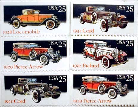 Classic Car stamps