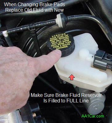 check & replace brake fluid