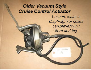  cruise control vacuum actuator