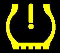 low tire pressure warning light